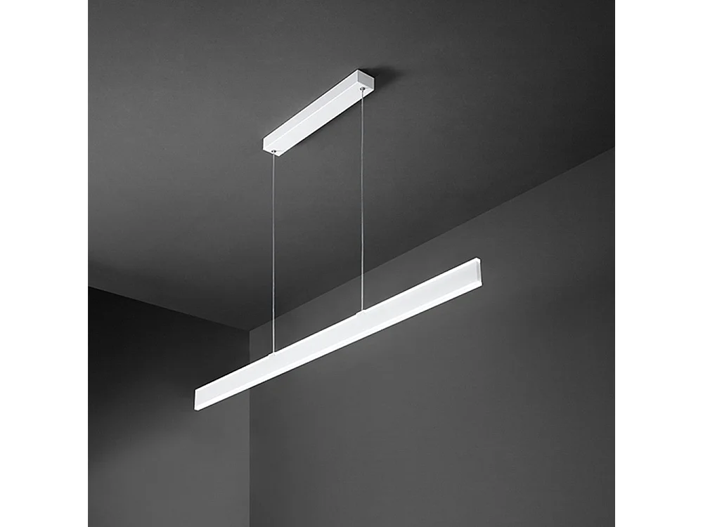Lampadario In Metallo Moderno Kante Bianco Led