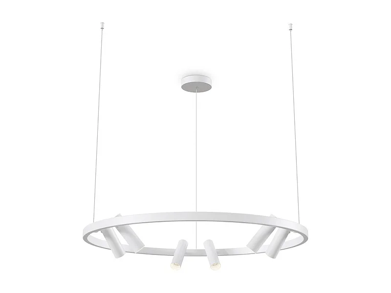 Satellite Integrierte LED-Deckenpendelleuchte Weiß