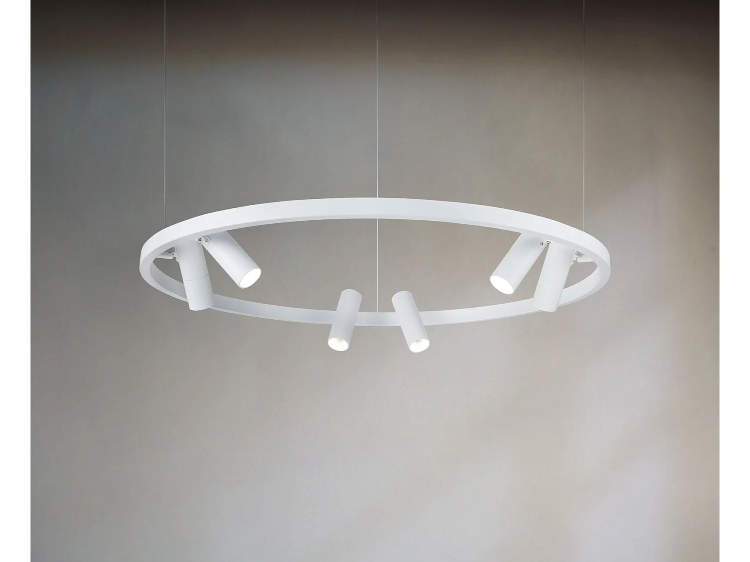 Satellite Lámpara colgante de techo LED integrado Blanco