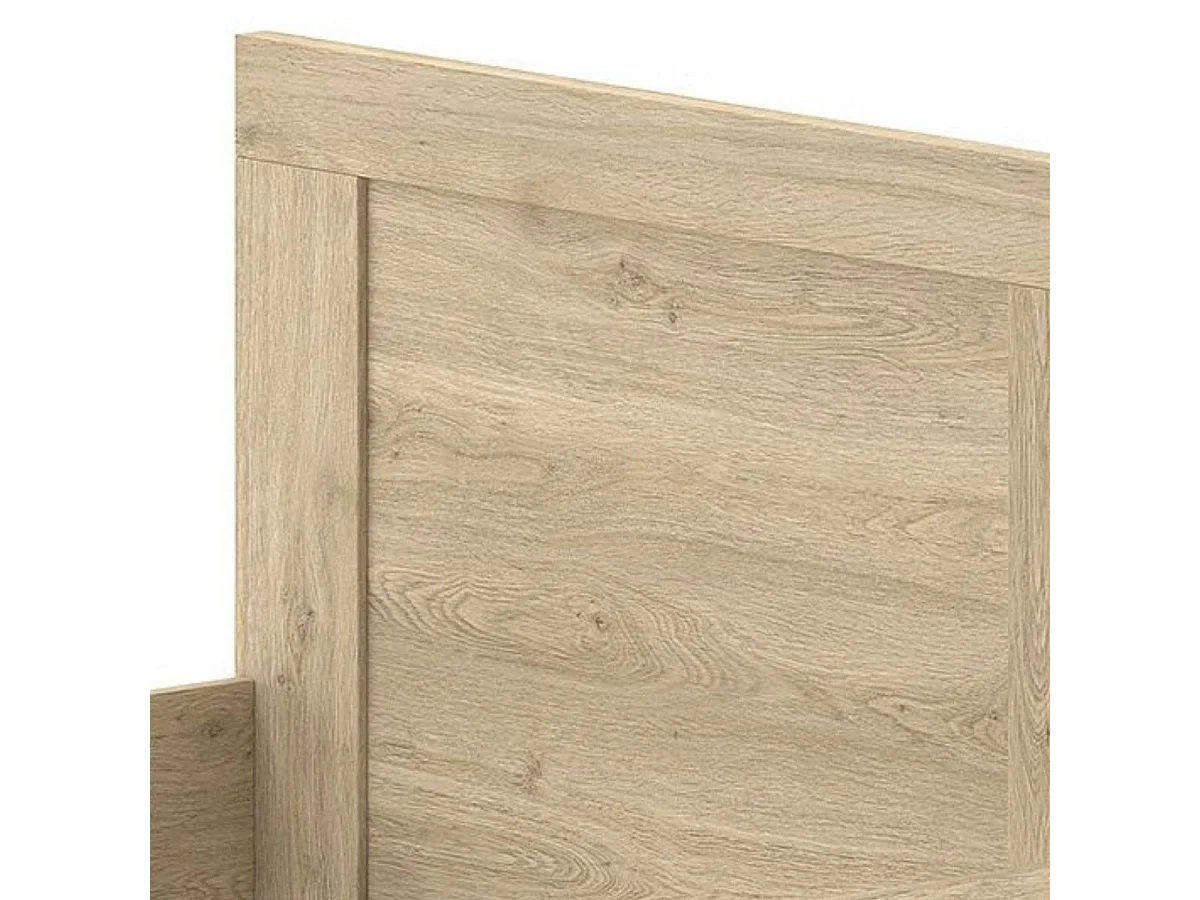 MARCO - Lit Enfant 90x200cm Aspect Chêne clair