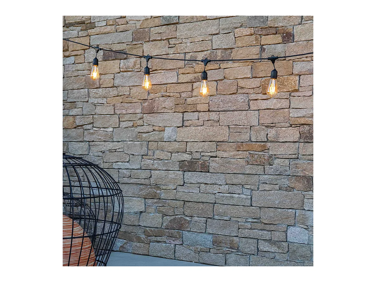 Lot de 15 guirlandes MAFY Noir caoutchouc 6M