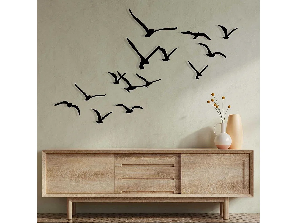 Décoration murale en métal Migration