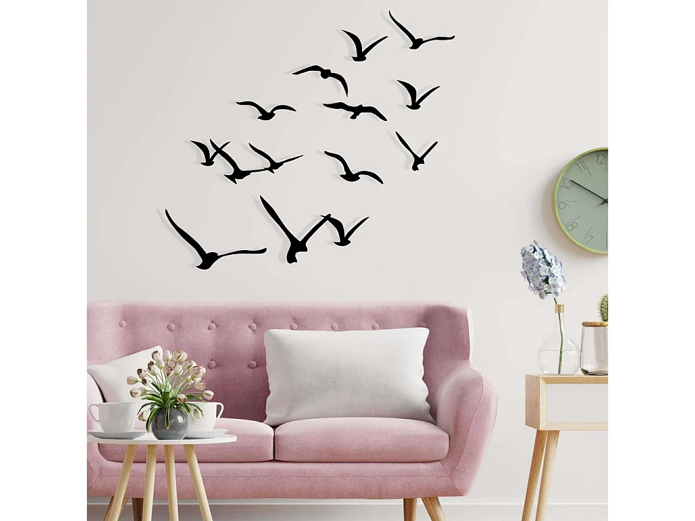 Décoration murale en métal Migration