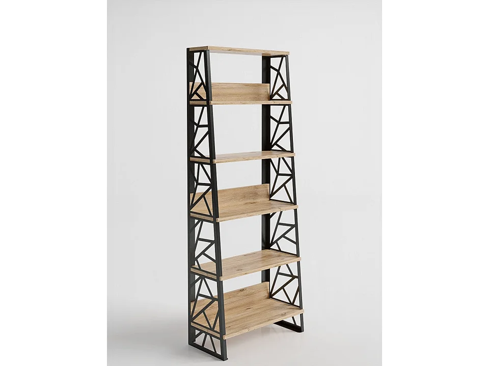 Estante de livros – 60 cm x 160 cm x 30 cm – Pinho Atlântico – Aglomerado de madeira