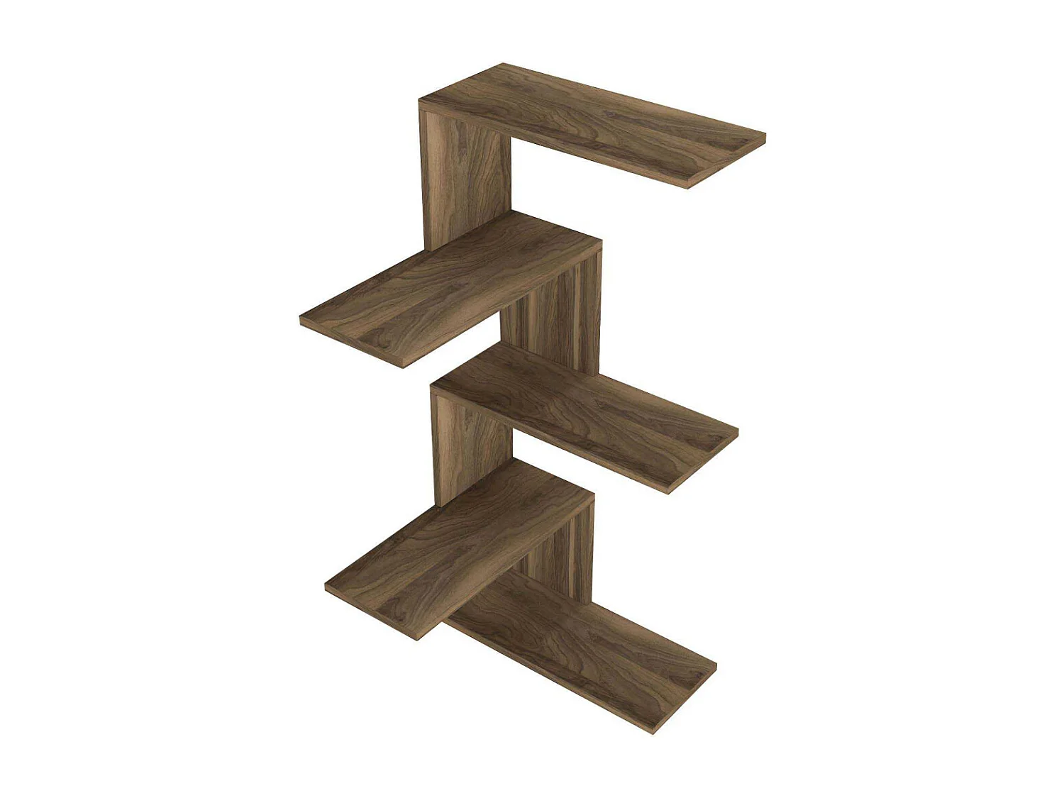 Etagère murale d'angle en aggloméré Caniko