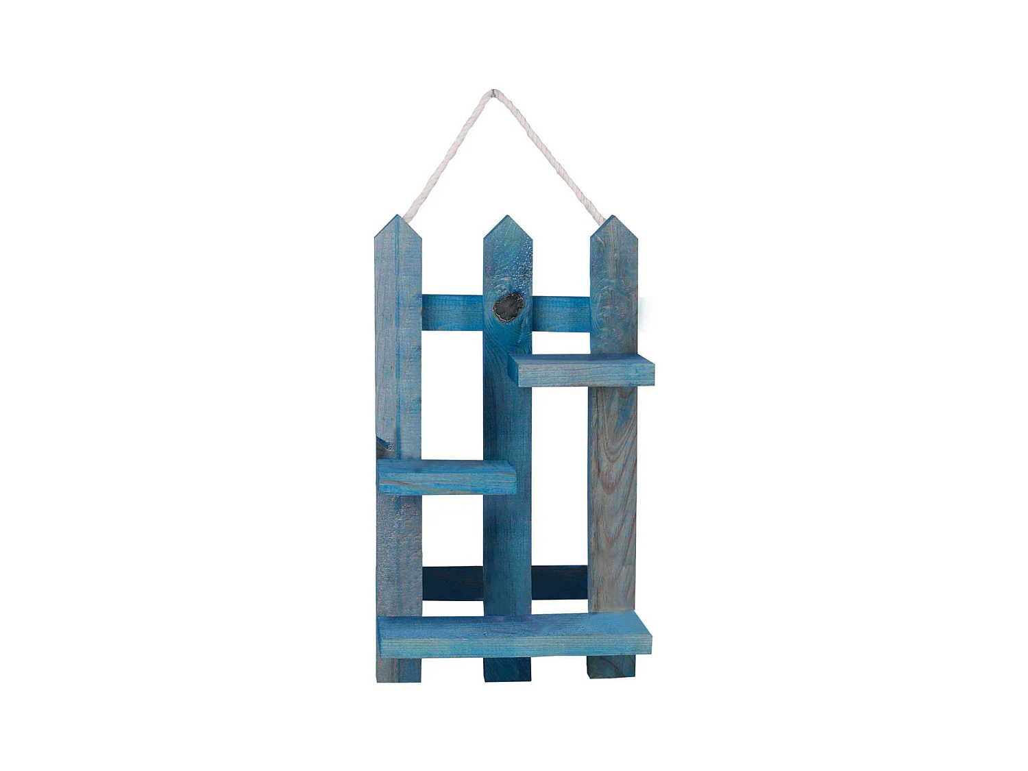 Etagère décorative en bois avec supports à clés Key