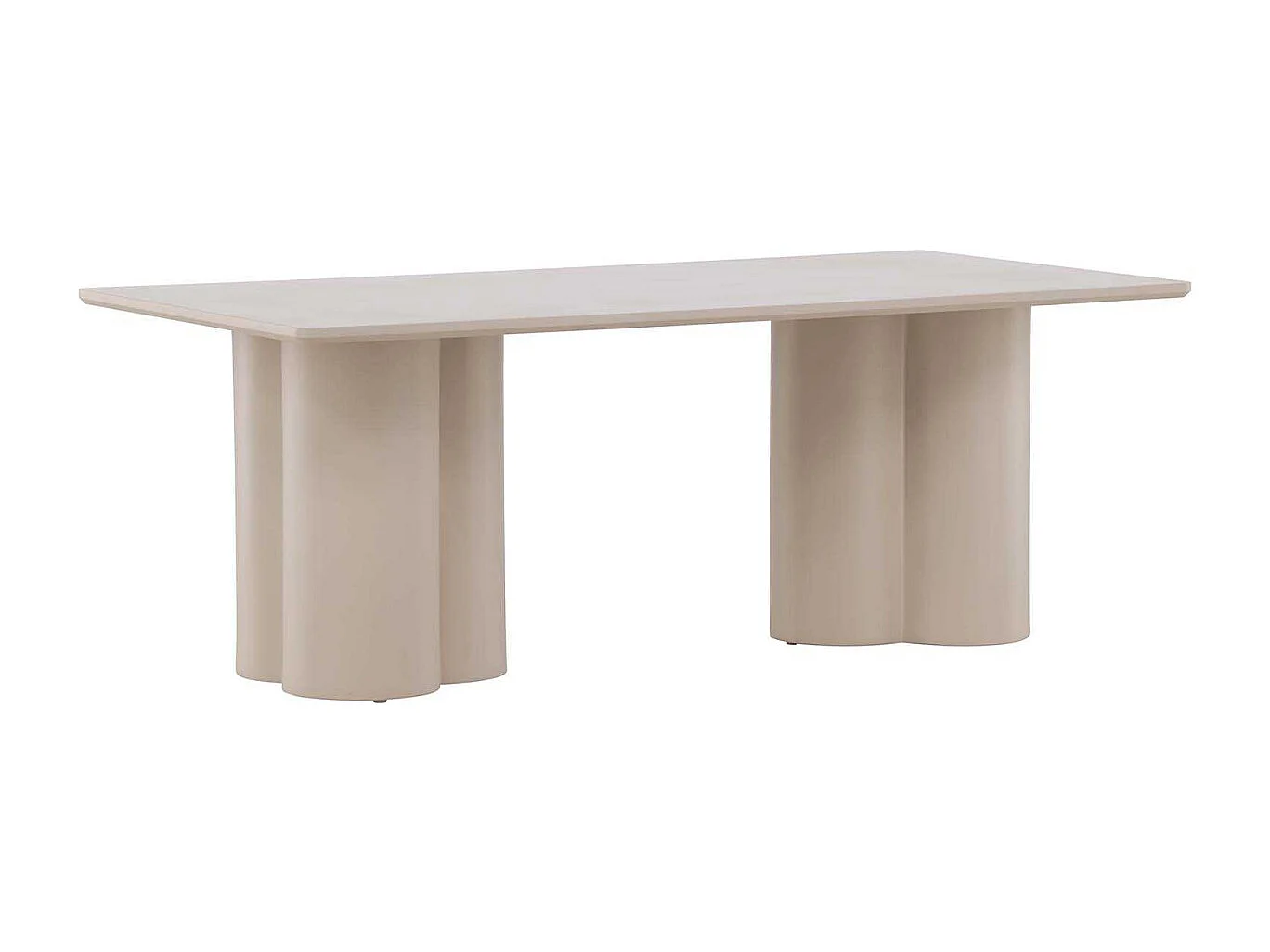 Table Basse Design "Olivia" 120cm Beige