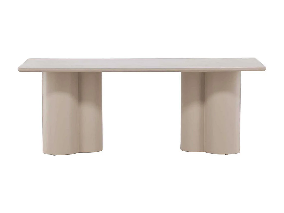 Table Basse Design "Olivia" 120cm Beige