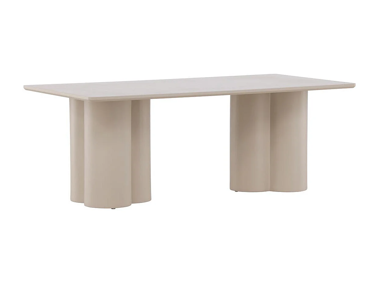 Table Basse Design "Olivia" 120cm Beige