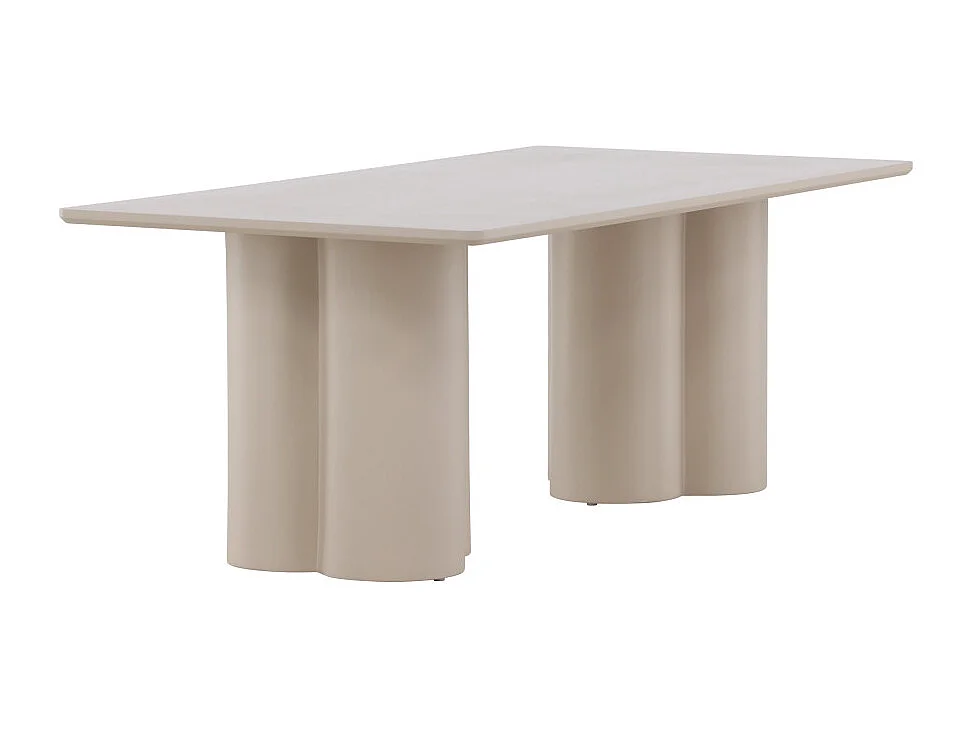 Table Basse Design "Olivia" 120cm Beige