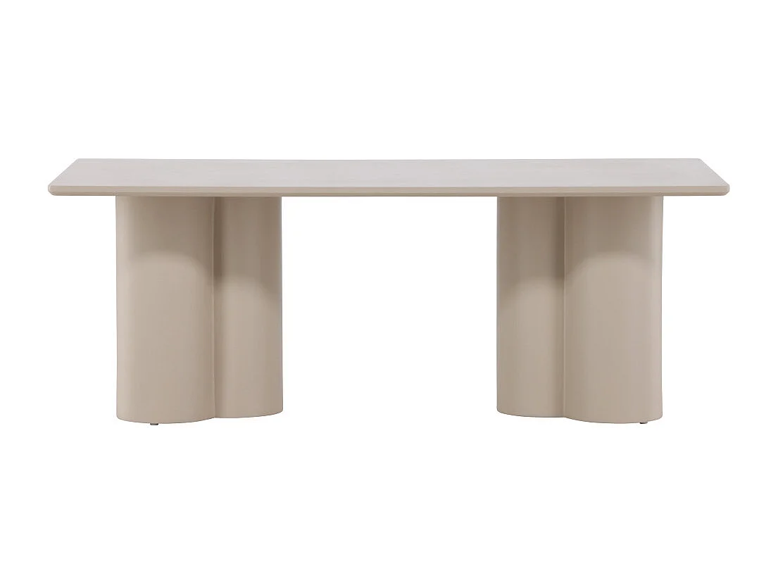 Table Basse Design "Olivia" 120cm Beige