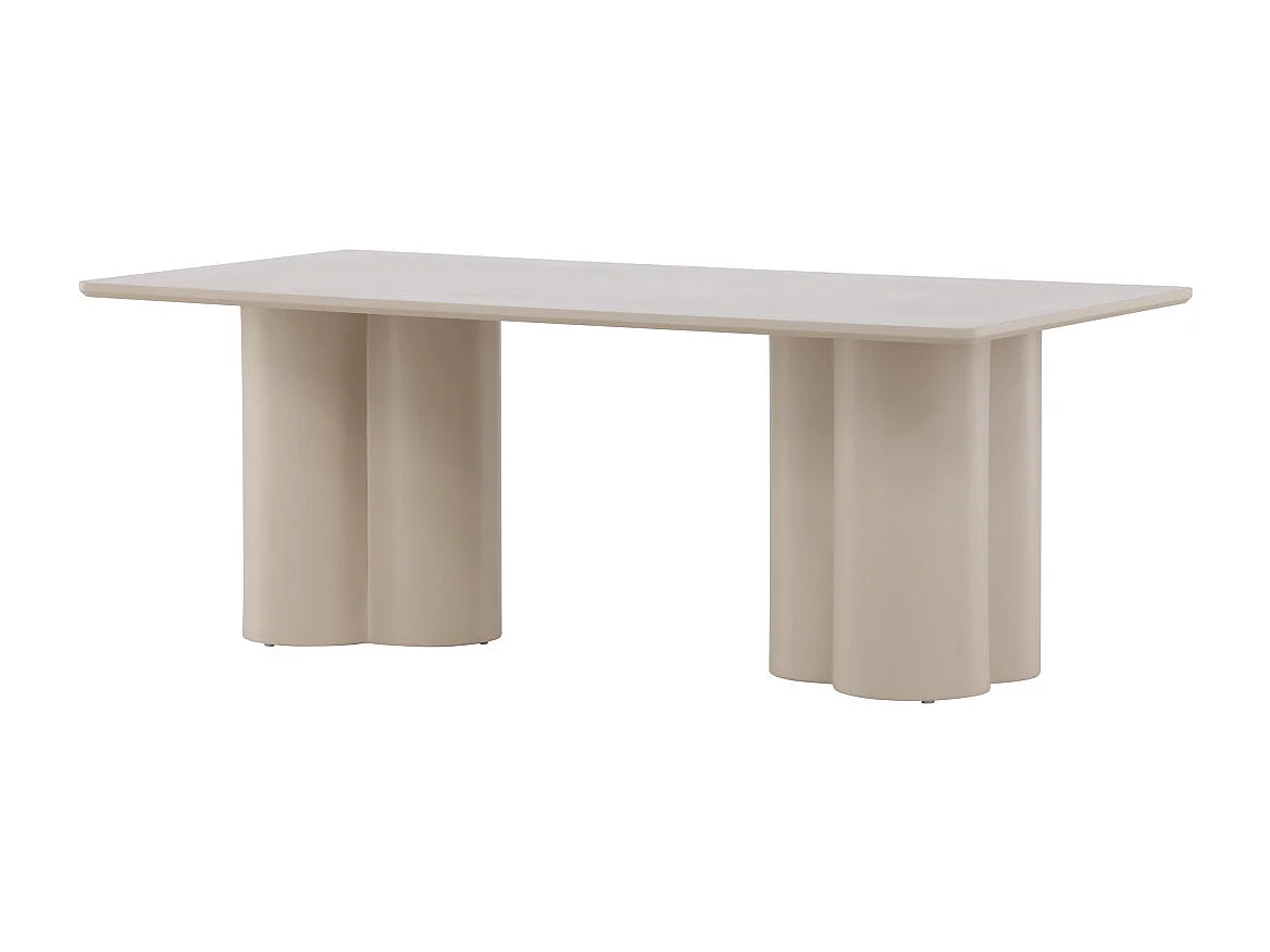 Table Basse Design "Olivia" 120cm Beige