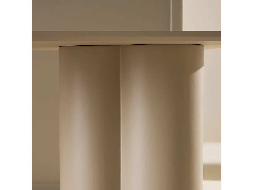 Table Basse Design "Olivia" 120cm Beige