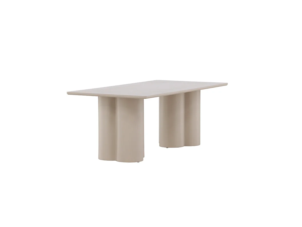 Olivia Couchtisch beige.