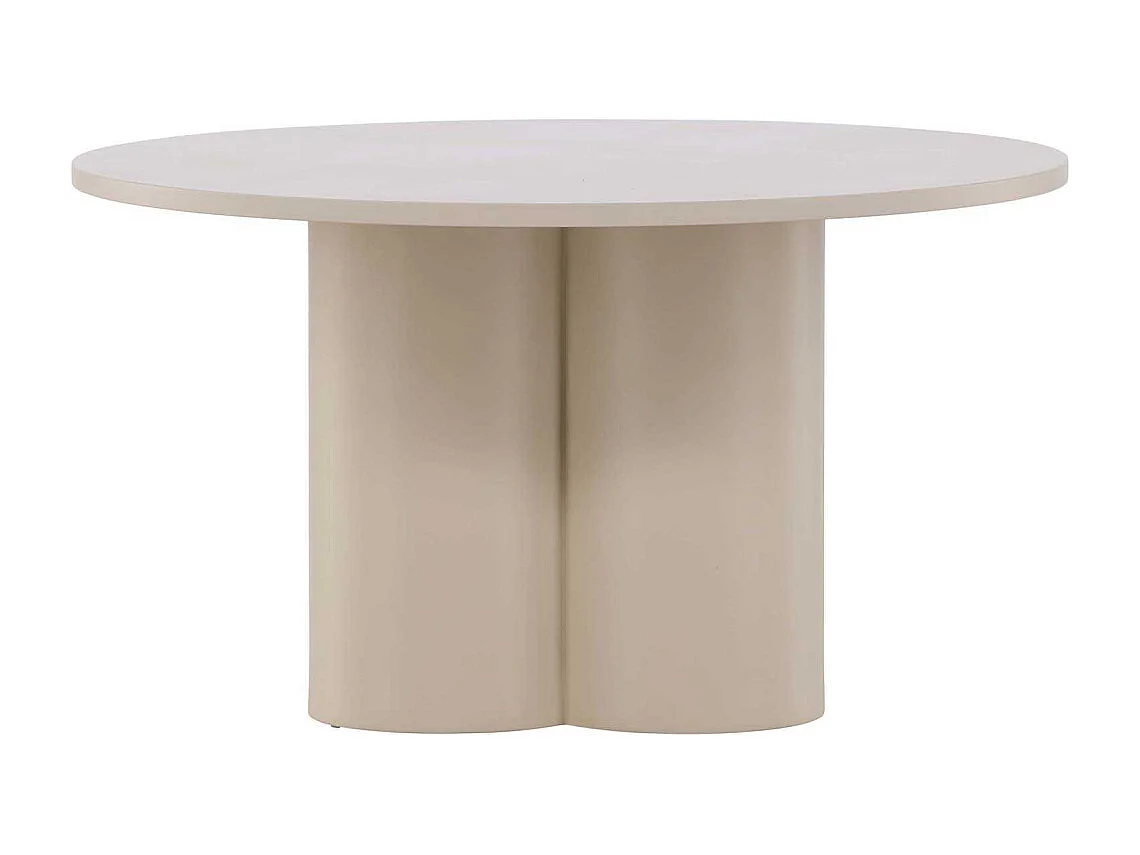 Olivia salontafel Ø80cm beige.