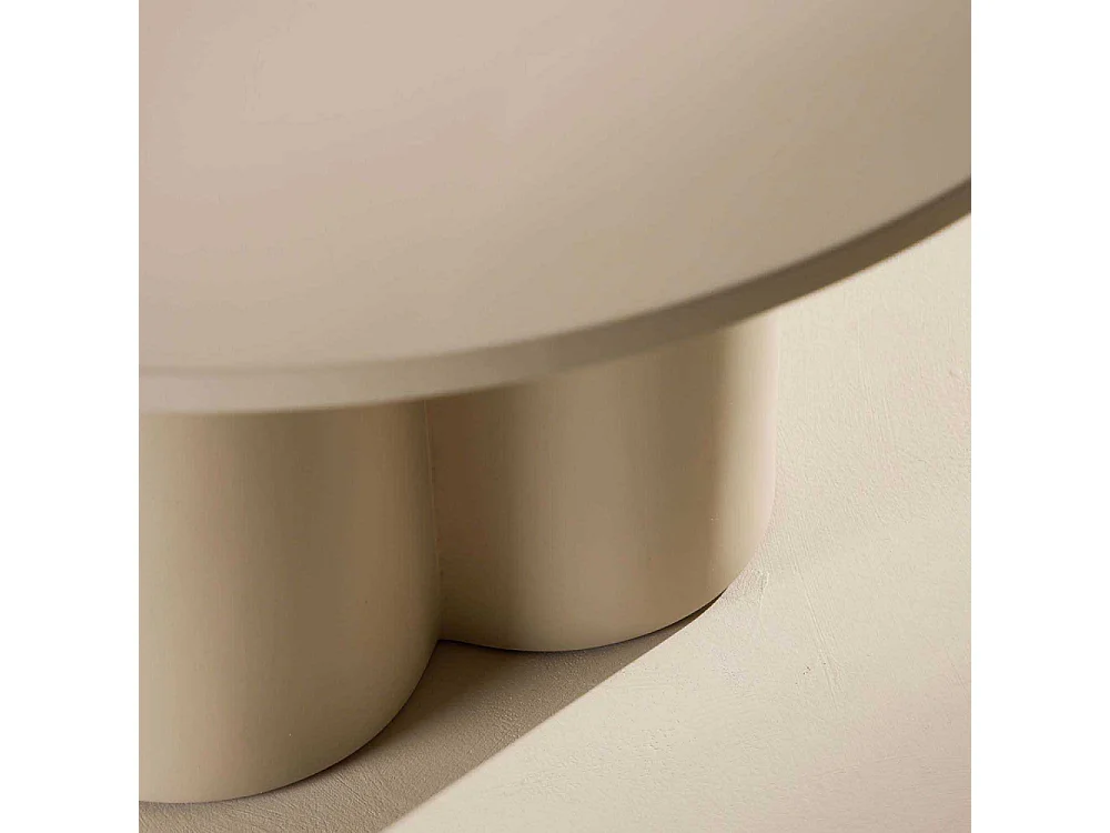 Olivia salontafel Ø80cm beige.