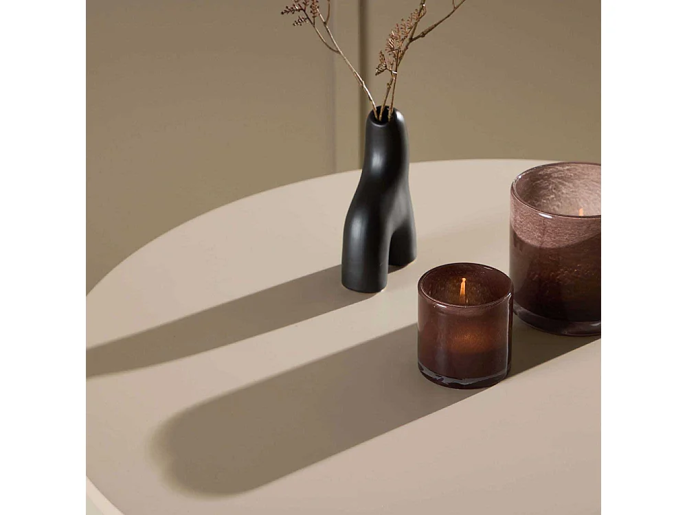 Table Basse Ronde "Olivia" 80cm Beige