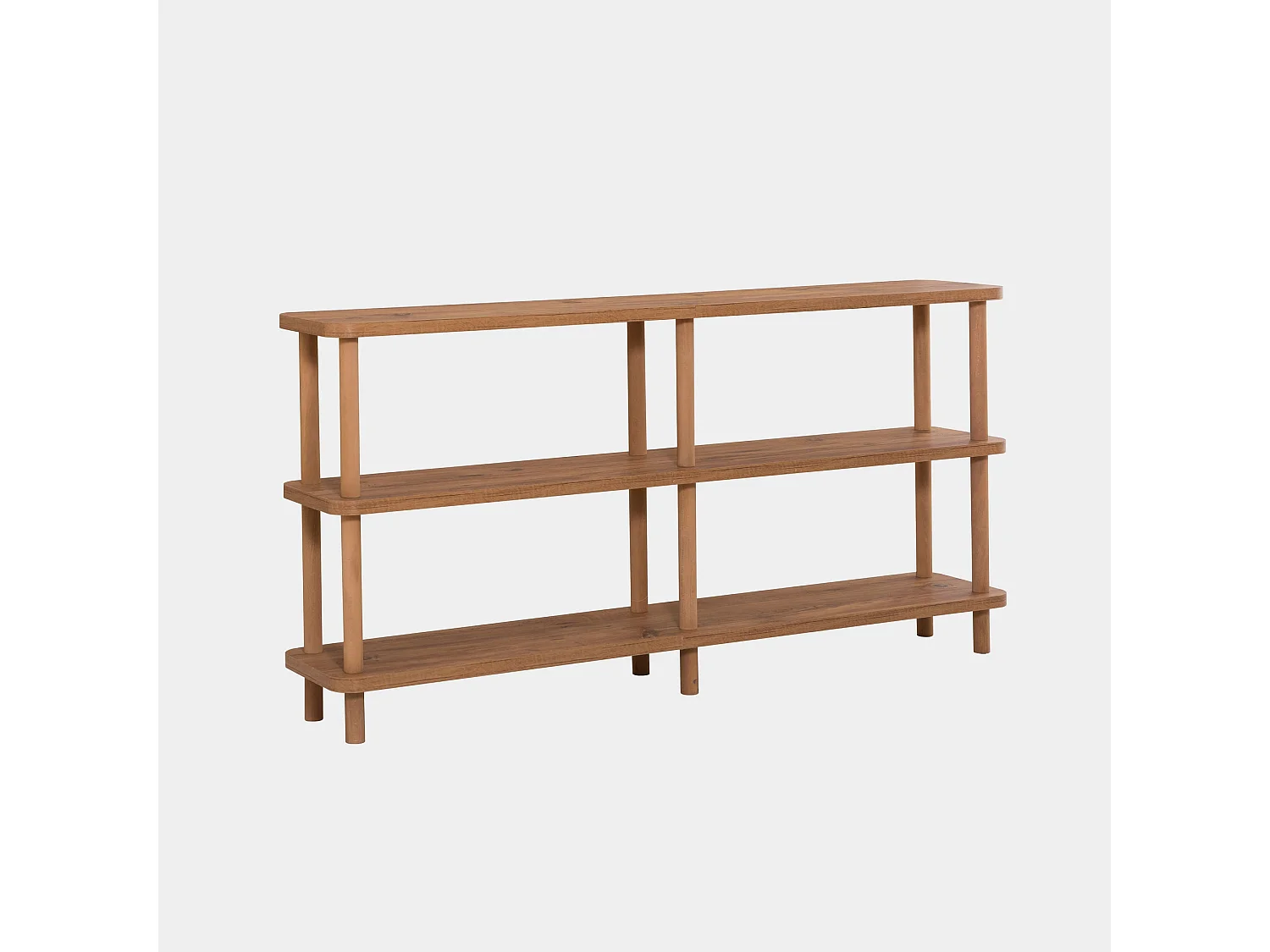 Rustikales Regal aus melaminbeschichtetem MDF – 150 cm – Pinheiro Atlântico