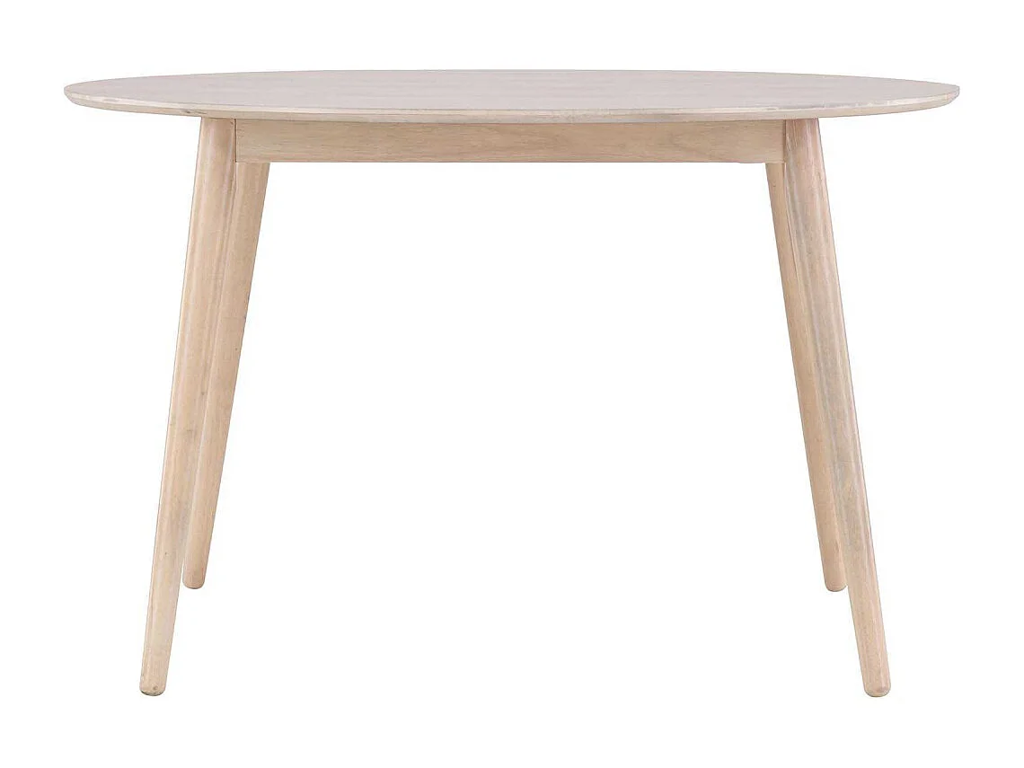 Table à Manger Ronde "Flora" 120cm Naturel