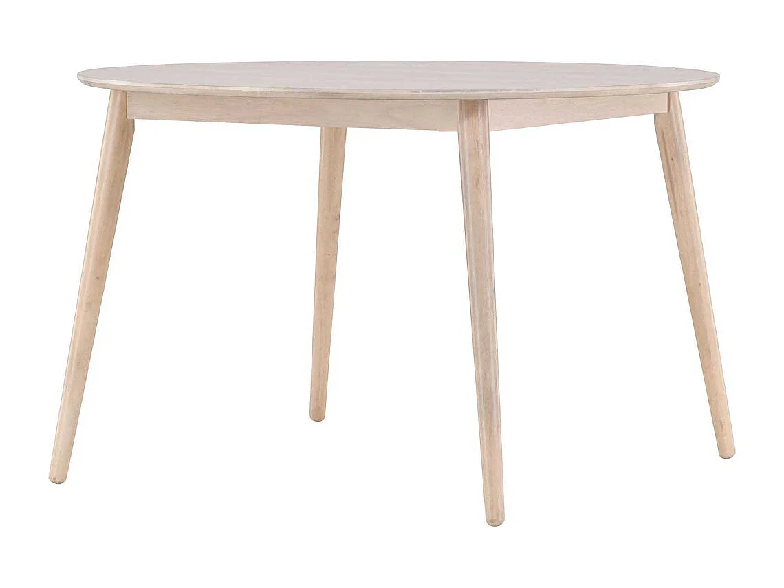 Table à Manger Ronde "Flora" 120cm Naturel