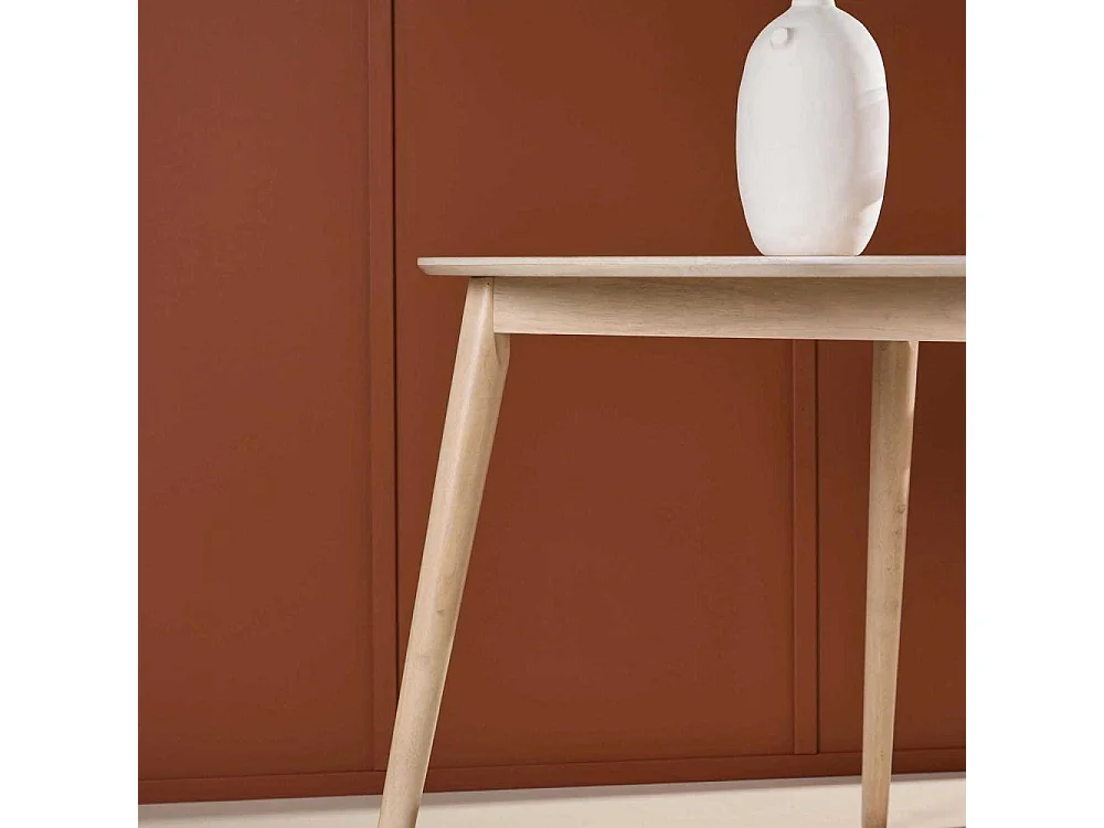 Table à Manger Ronde "Flora" 120cm Naturel