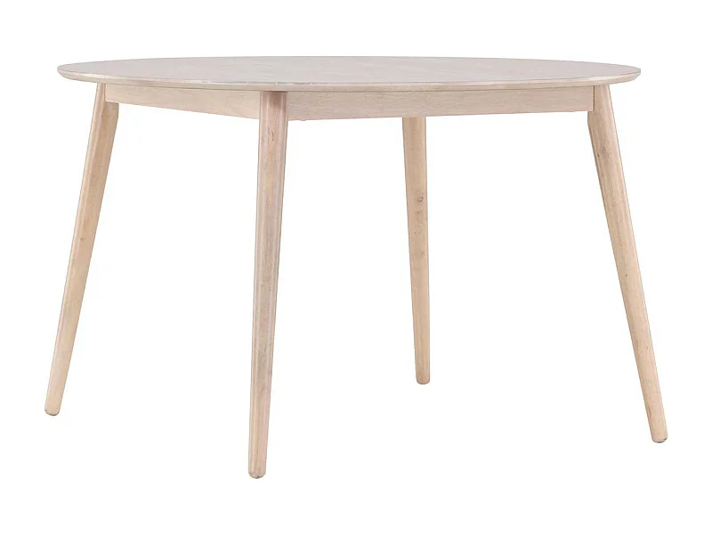 Table à Manger Ronde "Flora" 120cm Naturel