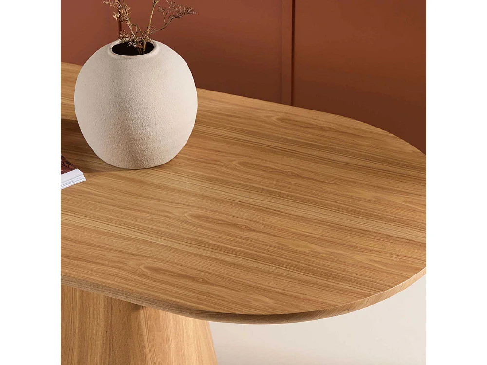 Table à Manger Ovale "Stjarno" 200cm Naturel