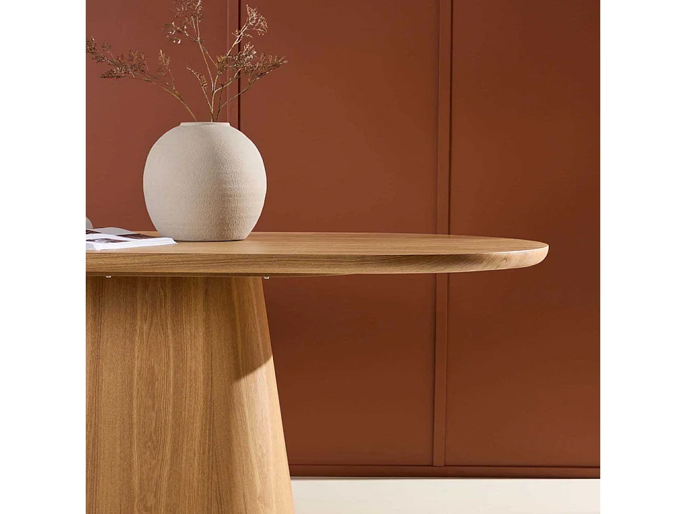 Table à Manger Ovale "Stjarno" 200cm Naturel