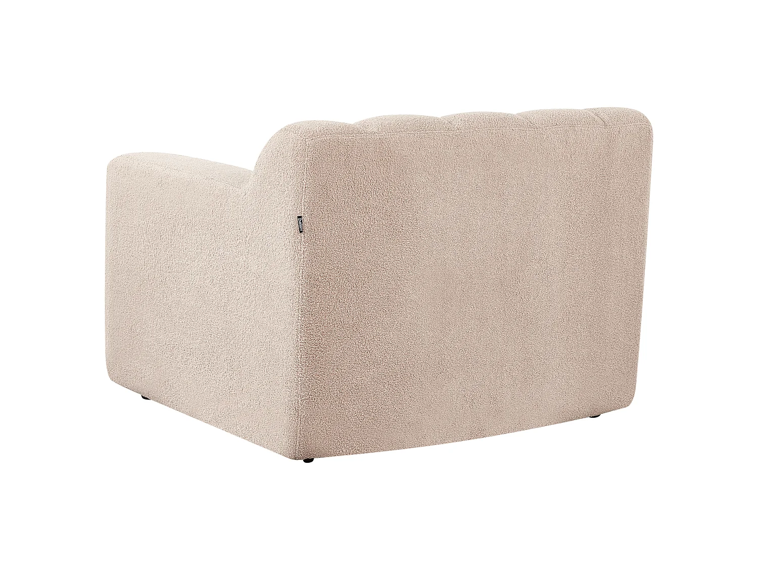 Fauteuil AGERUP Bouclé Beige