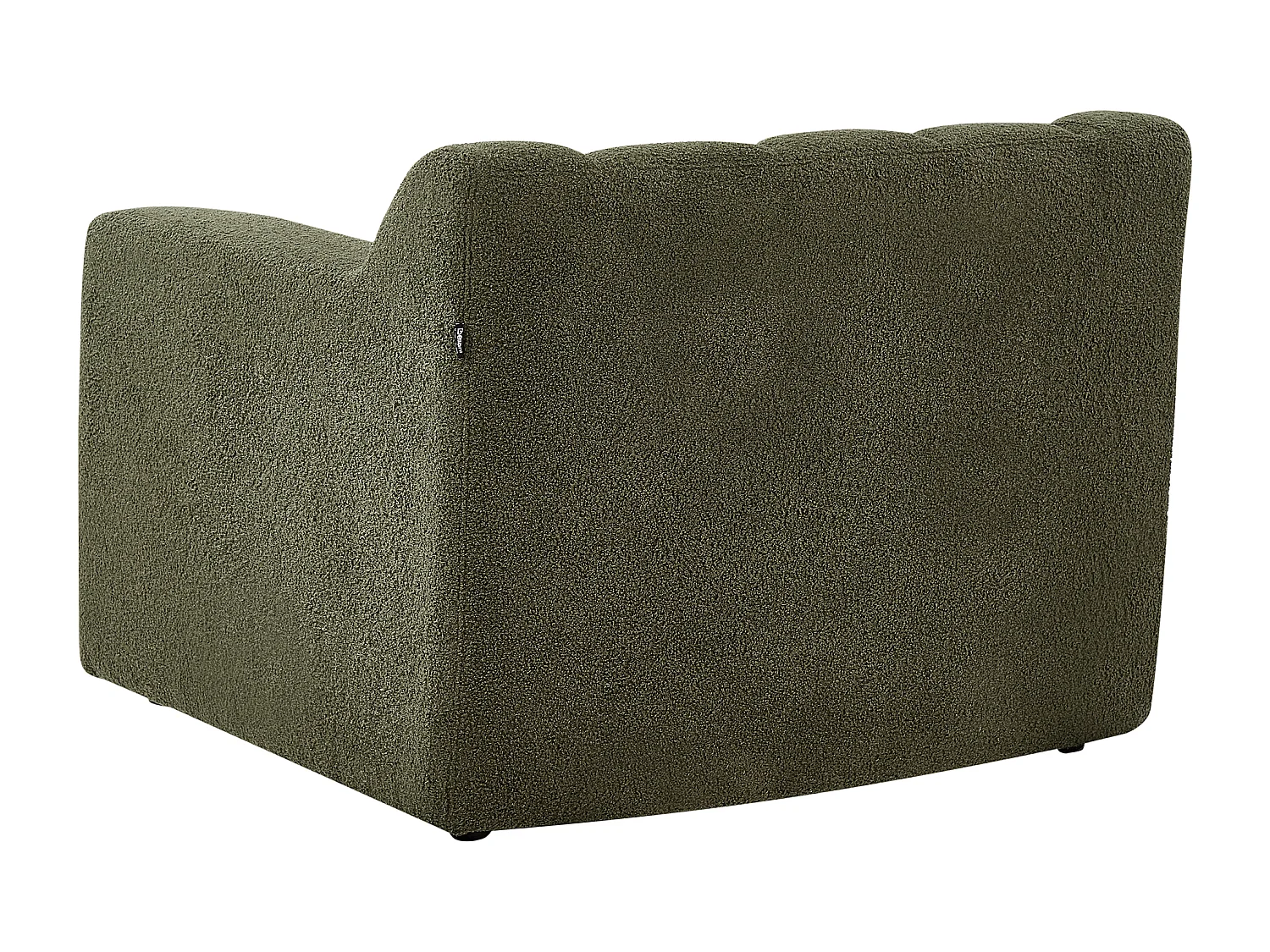 Fauteuil AGERUP Bouclé Vert foncé