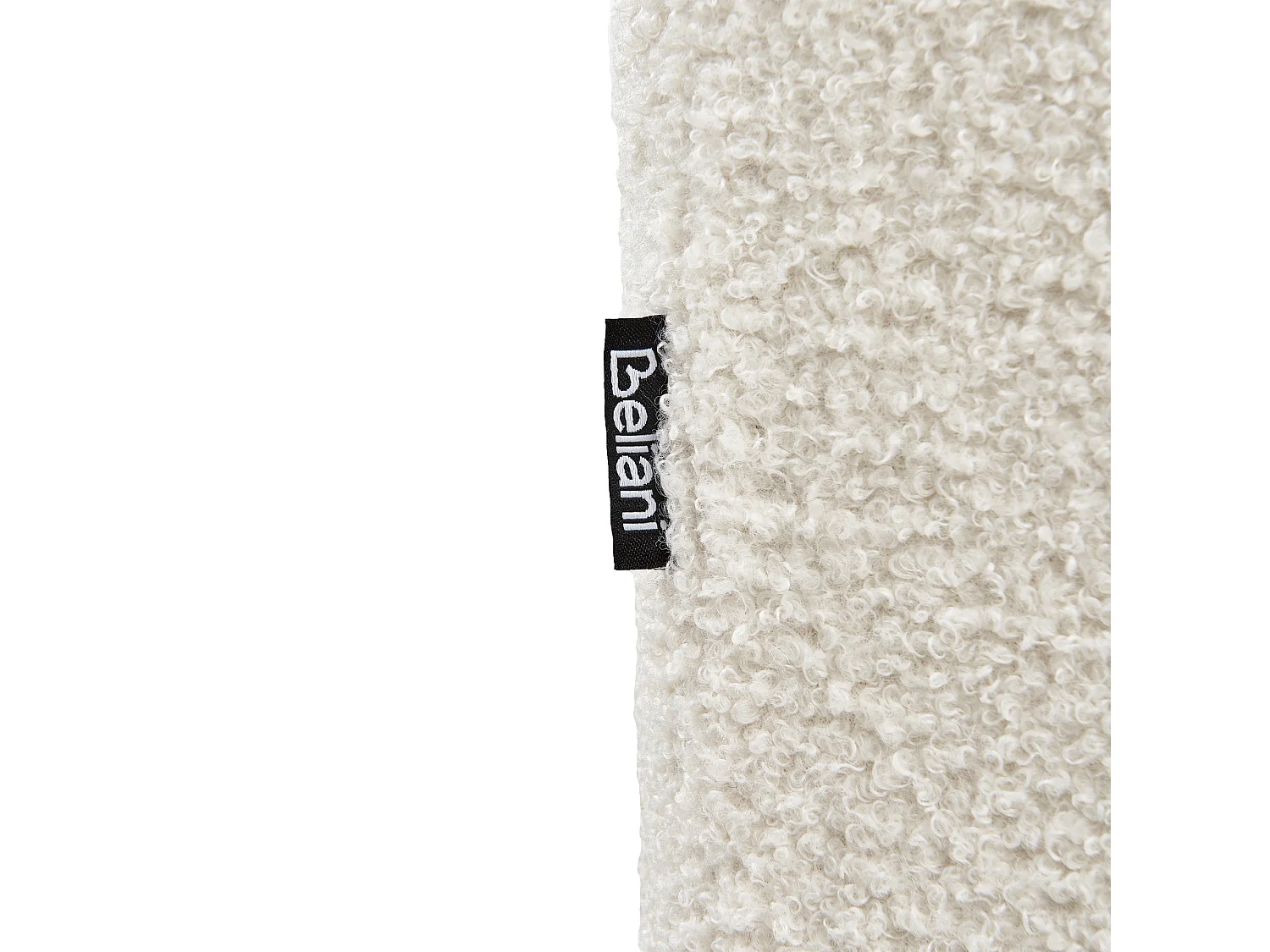 Fauteuil AGERUP Bouclé Blanc cassé