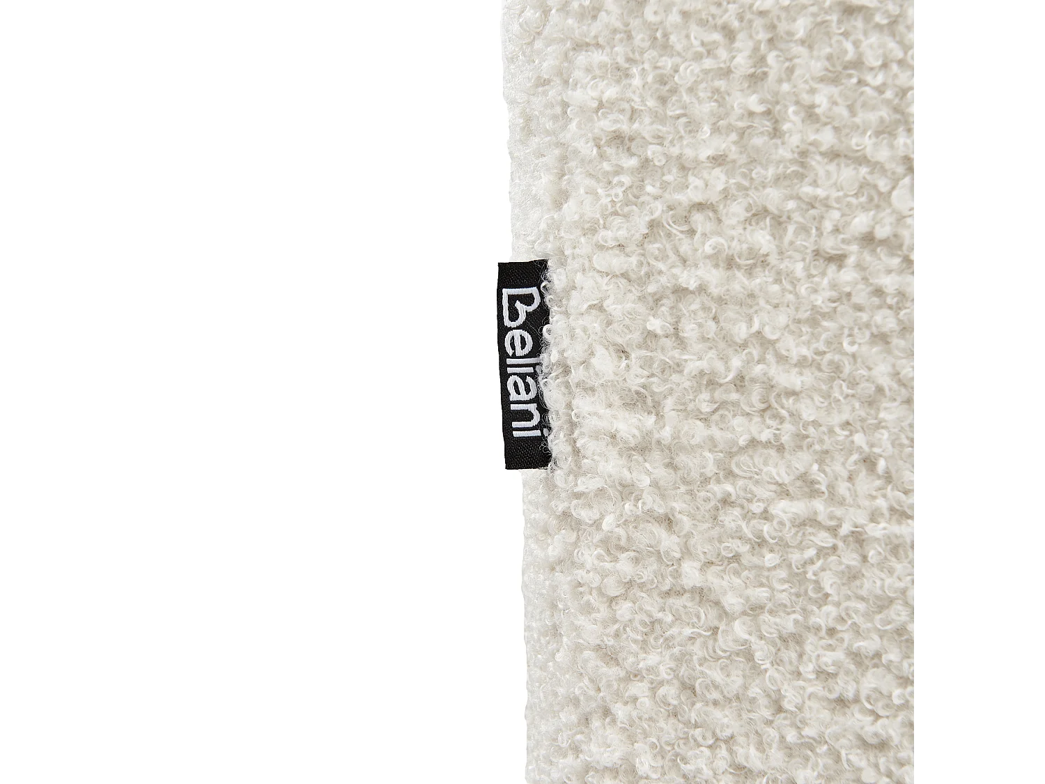 Poltrona AGERUP Bouclé Branco creme
