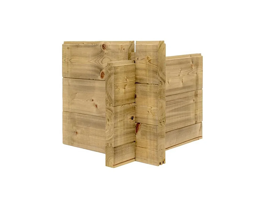 Casetta da giardino in legno - 12m2 - 4x3m - impregnata - 40mm - colore: verde - DOM717 - ALTANKA