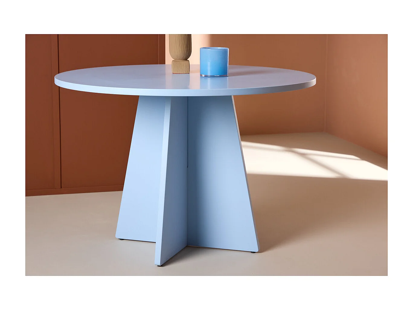 Table de repas ronde 110 cm Bootcut