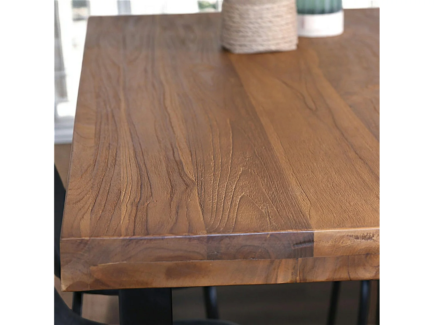 Mange-debout en bois de teck 140 cm CANADA