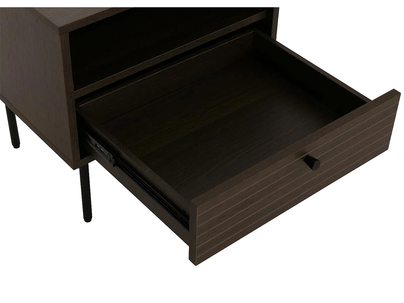 Table de chevet MCW-N78,  brun foncé