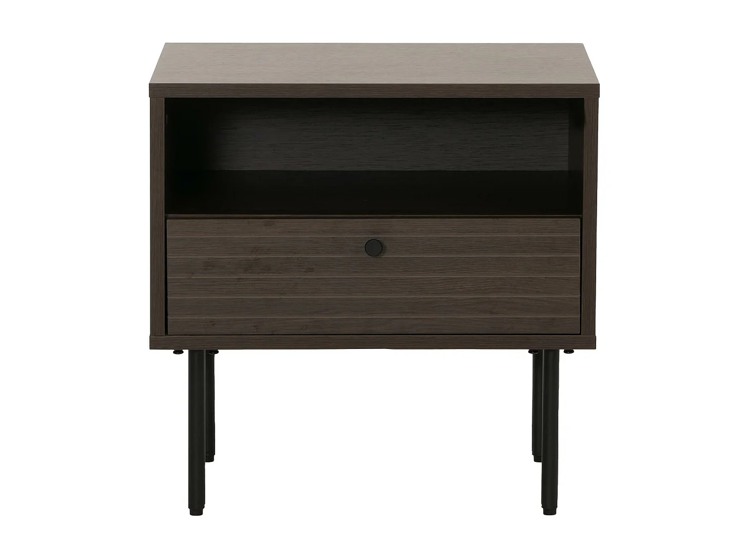 Table de chevet MCW-N78,  brun foncé