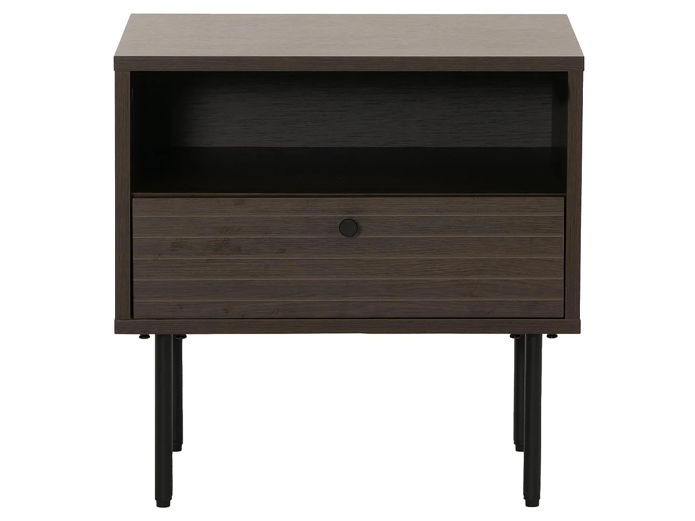 Sengebord MCW-N78,  mørkebrun