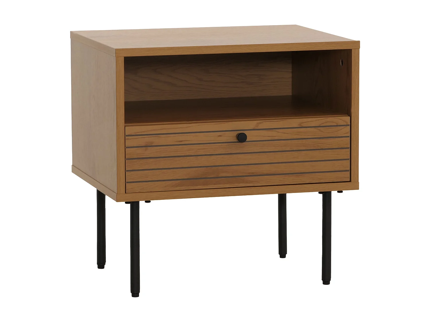 Table de chevet MCW-N78,  naturel