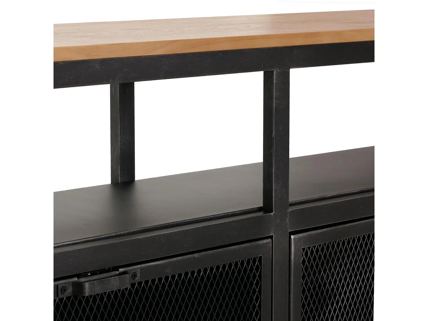 Table basse MCW-N28,  noir, naturel