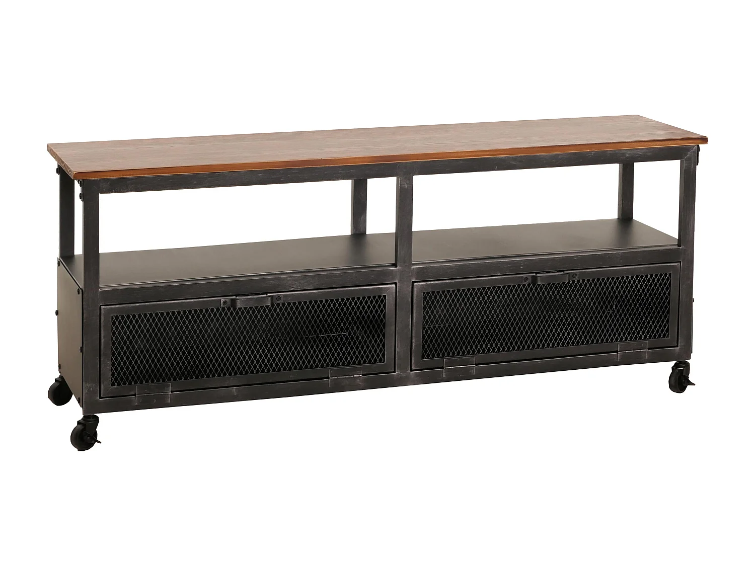 Table basse MCW-N28,  noir, marron