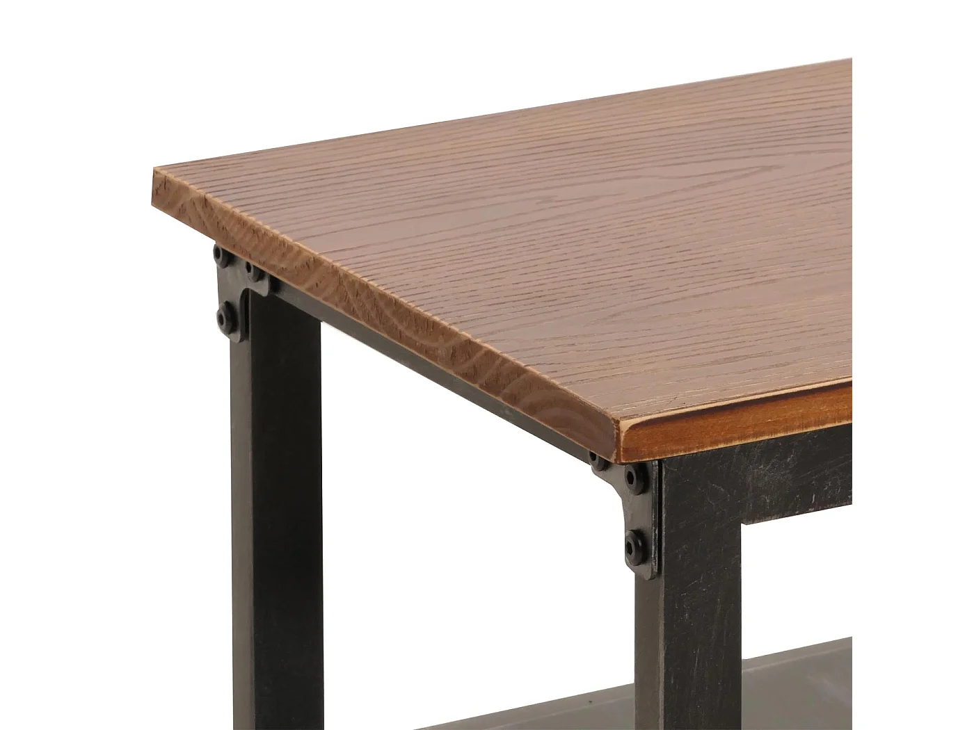 Table basse MCW-N28,  noir, marron