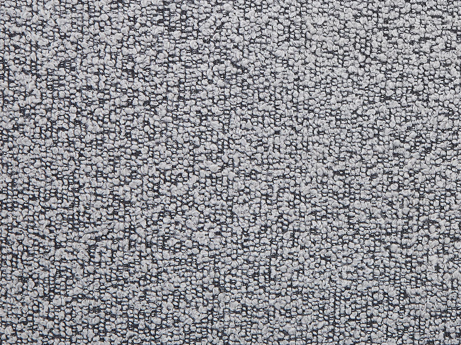 Lit coffre 140 x 190 cm - Tissu bouclette - Gris - MAZIRI