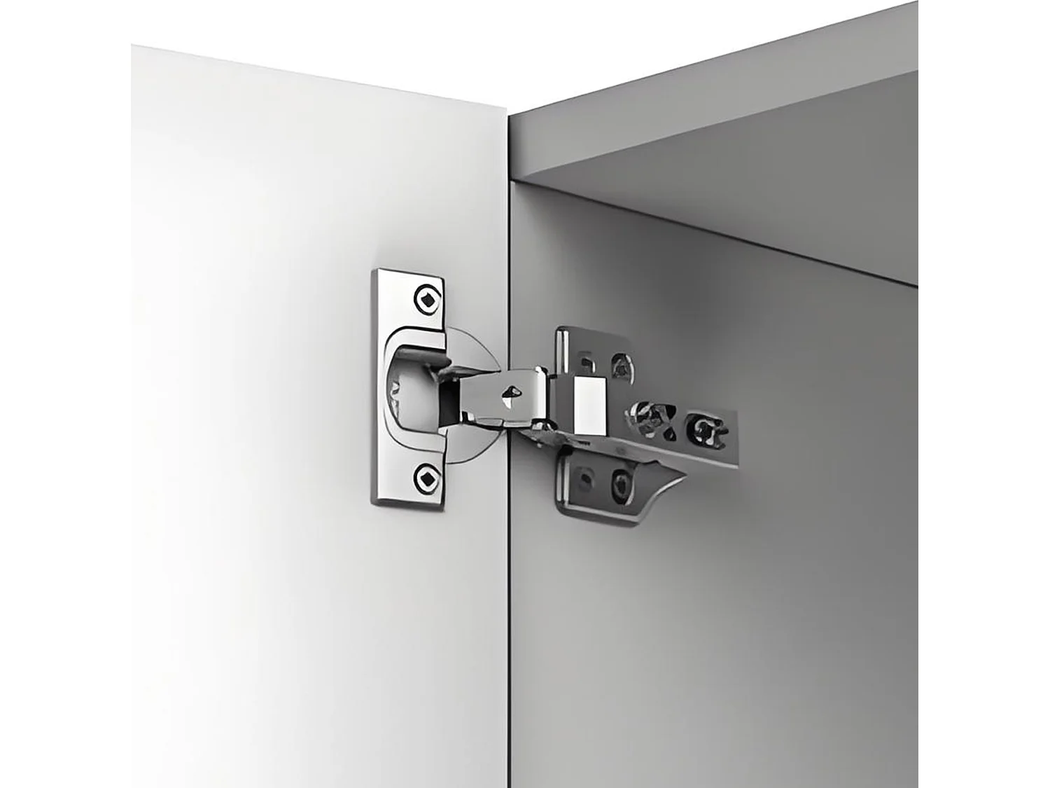 Dressoir met 2 deuren en 3 laden - 150 x 40 x 79 cm - MDF hout - Verstelbare planken - Golvenpatroon - Wit