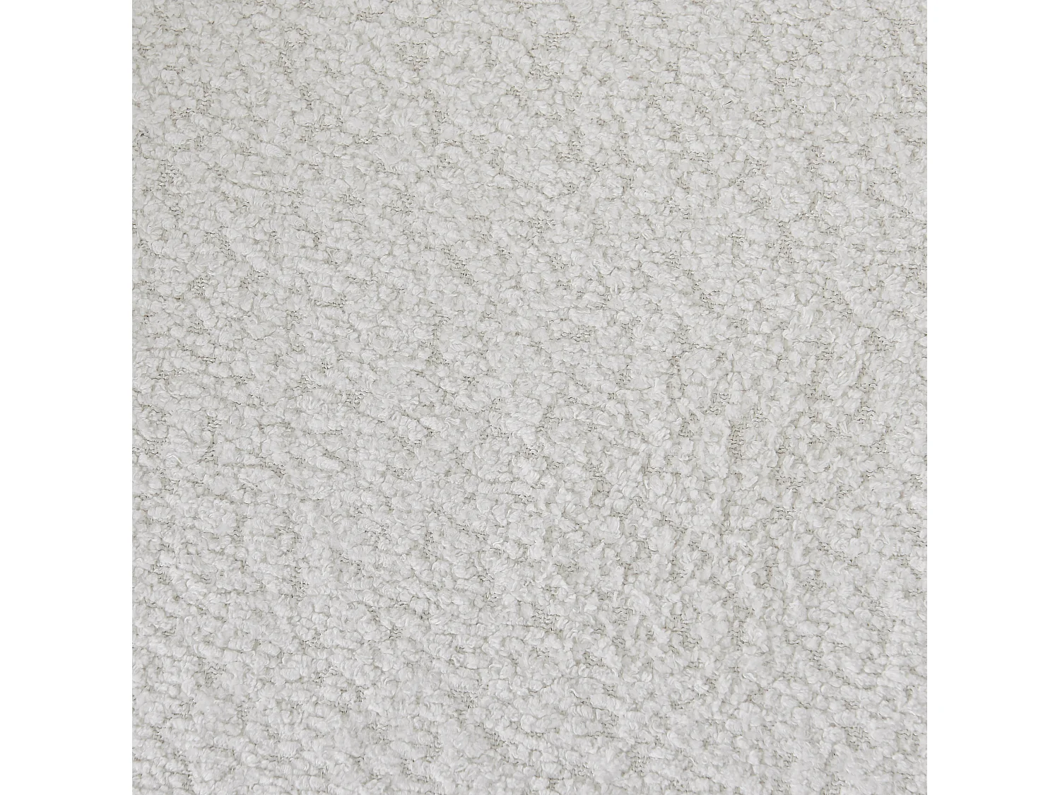 Juego de 2 sillas Cantilever con respaldo, sillas de comedor - 57 x 57,5 x 78 cm - Terciopelo Boucle y patas de hierro - Beige