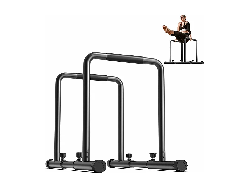 Parallelle bars, trainingsstation voor mensenhandel, verstelbare laadstaven, max 500 kg lading, 104x99x86cm