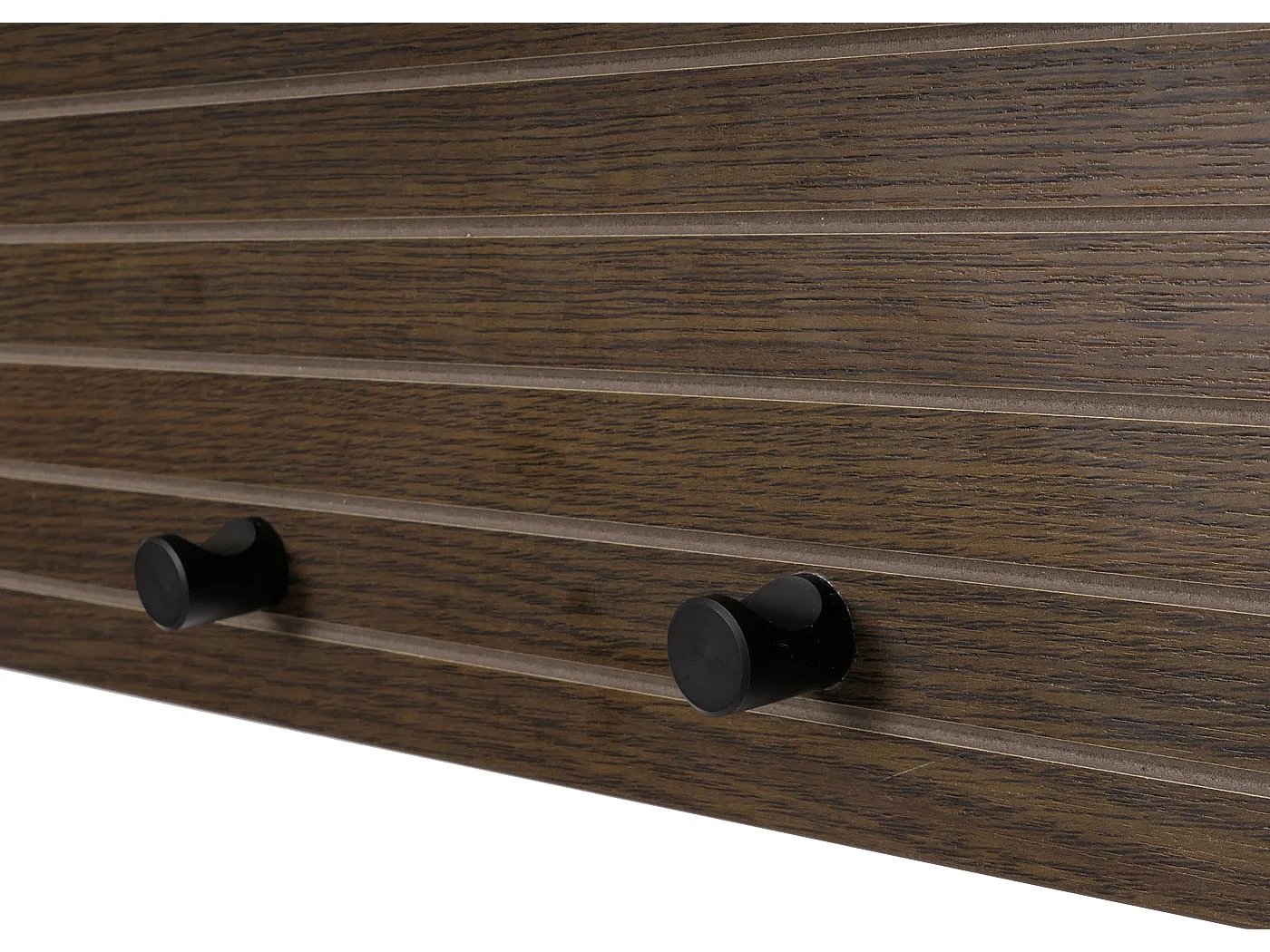 Portemanteau mural MCW-N78,  brun foncé