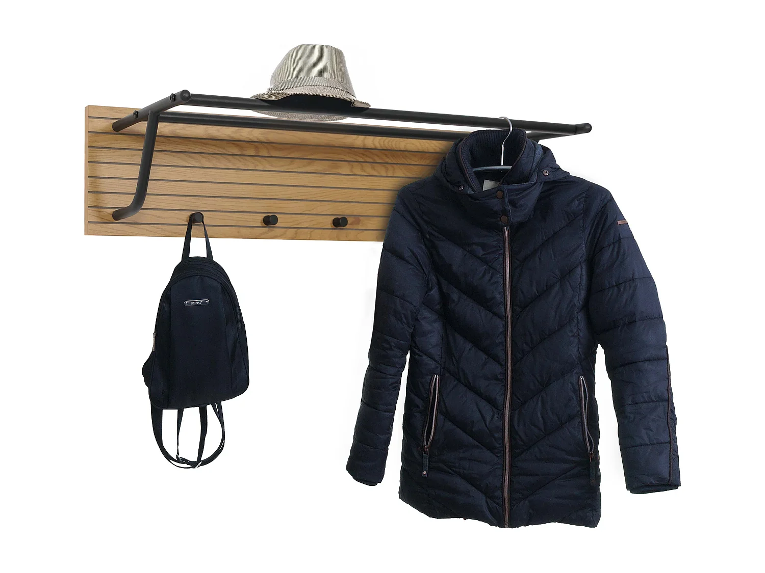 Wandkapstok MCW-N78,  naturel