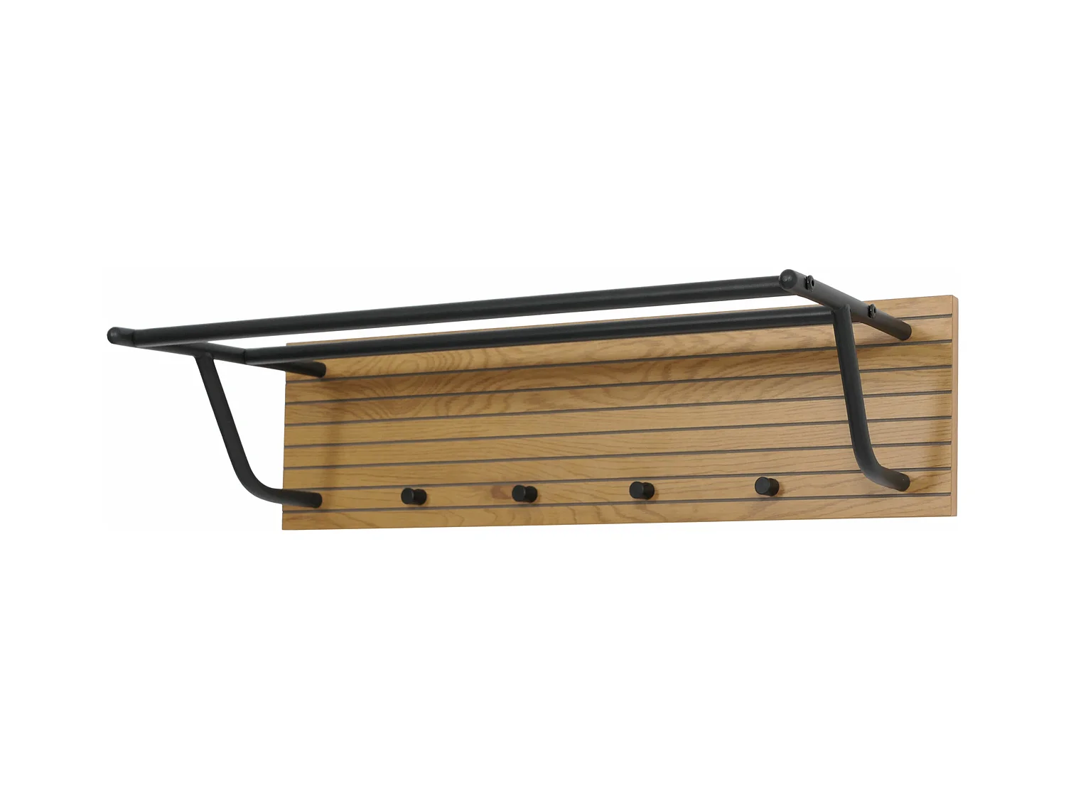 Portemanteau mural MCW-N78,  naturel