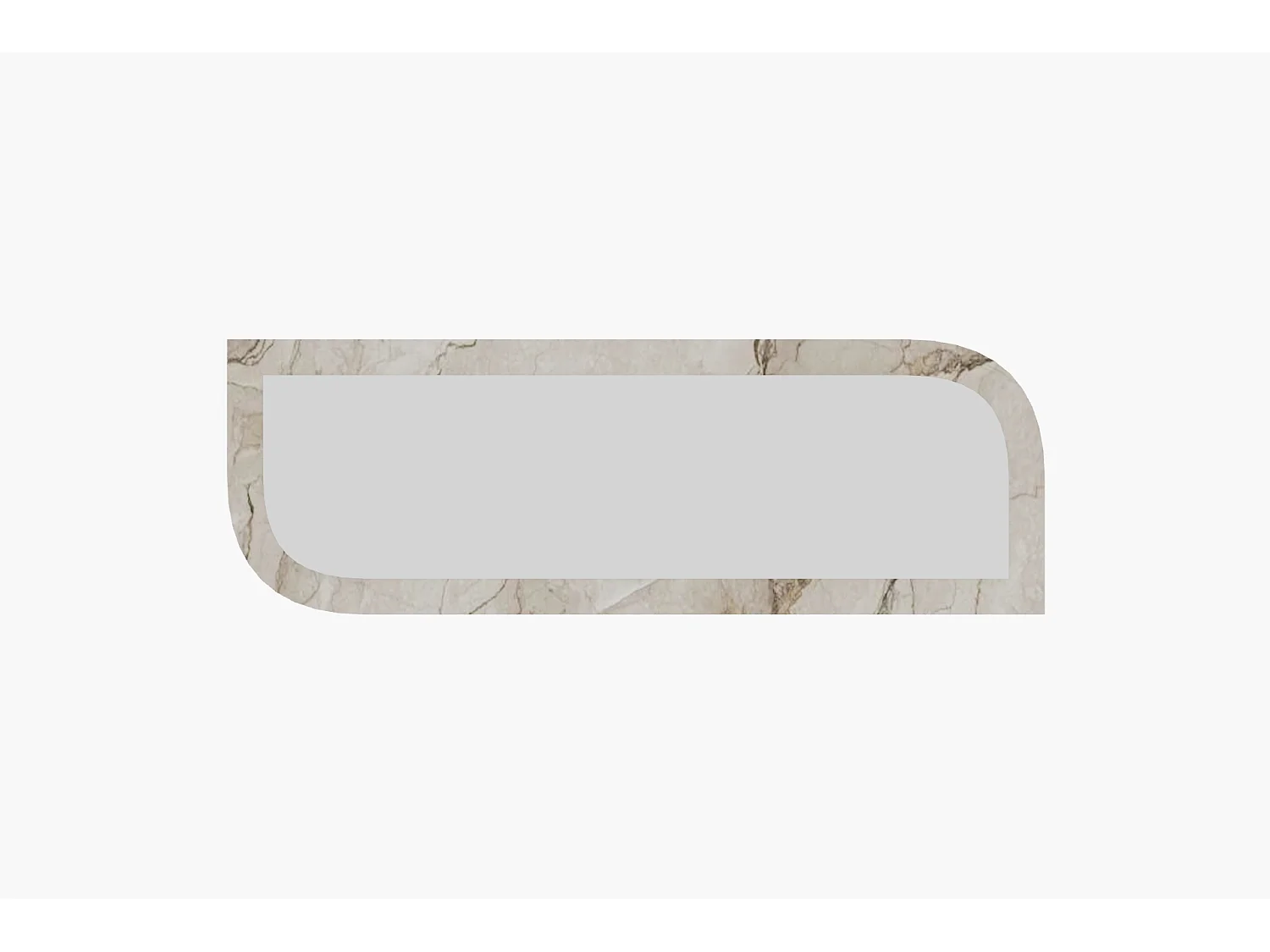 Spiegel Radiance Granit Optik 40x120cm